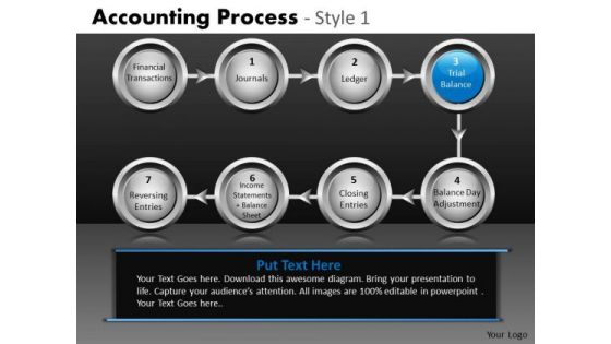 Linear Process Diagram PowerPoint Slides Ppt Templates