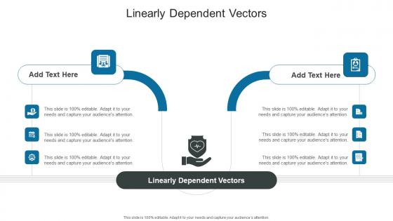 Linearly Dependent Vectors In Powerpoint And Google Slides Cpb