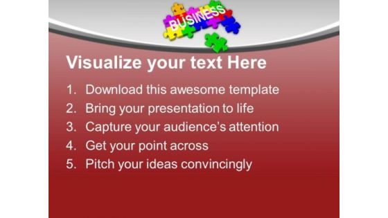 Link All The Parts Of Business PowerPoint Templates Ppt Backgrounds For Slides 0313