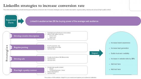 Linkedin Strategies Increase Comprehensive Marketing Guide For Tourism Industry Graphics Pdf