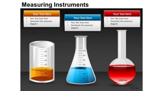 Liquid Flasks PowerPoint Templates Chemistry Ppt Slides