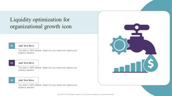 Liquidity Optimization For Organizational Growth Icon Microsoft Pdf