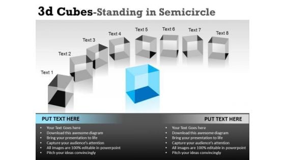 List 3d Cubes Text Boxes PowerPoint Slides And Ppt Diagram Templates