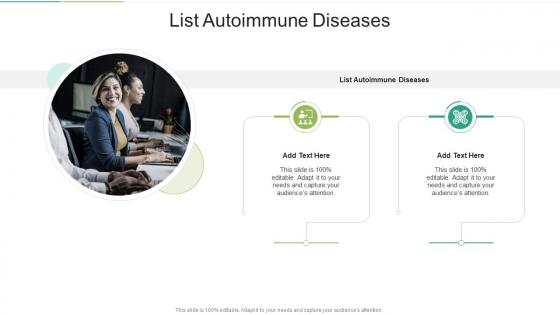 List Autoimmune Diseases In Powerpoint And Google Slides Cpb