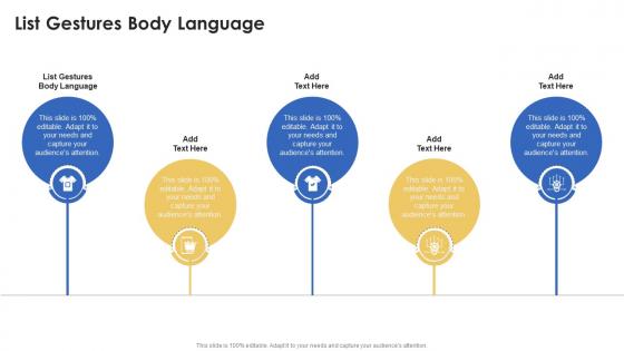 List Gestures Body Language In Powerpoint And Google Slides Cpb
