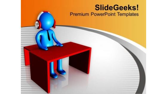 Listen And Solve Problems PowerPoint Templates Ppt Backgrounds For Slides 0713