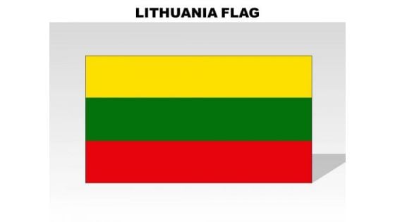 Lithuania Country PowerPoint Flags