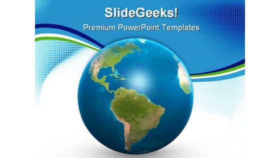 Little Globe Abstract PowerPoint Themes And PowerPoint Slides 0311