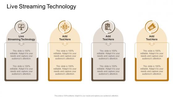 Live Streaming Technology In Powerpoint And Google Slides Cpb