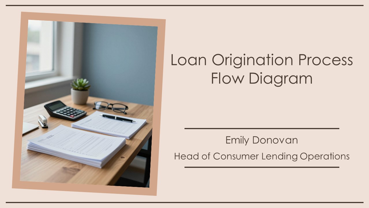 Loan Origination Process Flow Diagram PPT Example VM