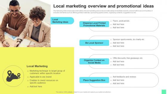 Local Marketing Overview Introduction To Niche Marketing Audience Segmentation Background Pdf