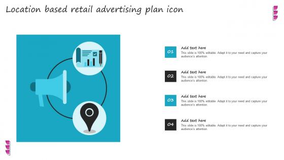 Location Based Retail Advertising Plan Icon Formats Pdf