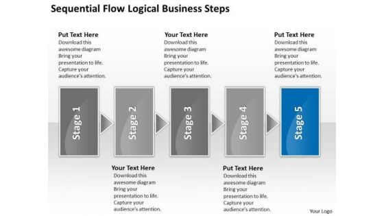 Logical Business PowerPoint Presentations Steps Need Plan Templates