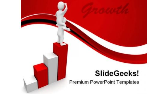 Looking For Growth Success PowerPoint Themes And PowerPoint Slides 0811