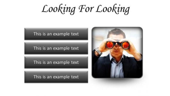 Looking For Success Business PowerPoint Presentation Slides S