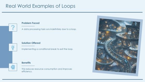 Loop Control Structures Avoiding Endless Execution PPT Demonstration AT Slide08