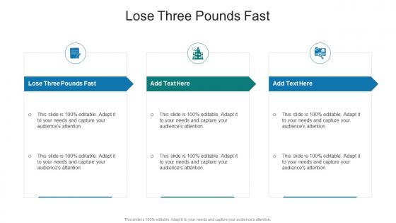 Lose Three Pounds Fast In Powerpoint And Google Slides Cpb