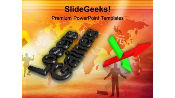 Losers Gainers Chart Arrows Business PowerPoint Templates And PowerPoint Themes 0812 Losers Gainers Chart Arrows Business PowerPoint Templates And PowerPoint Themes 0812