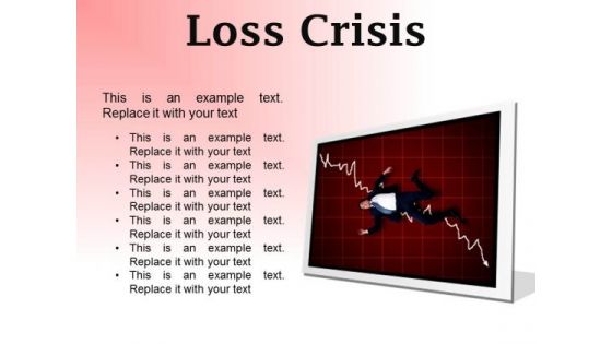 Loss Crisis Business PowerPoint Presentation Slides F