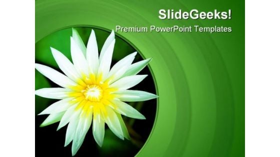 Lotus Flower Nature PowerPoint Templates And PowerPoint Backgrounds 0311