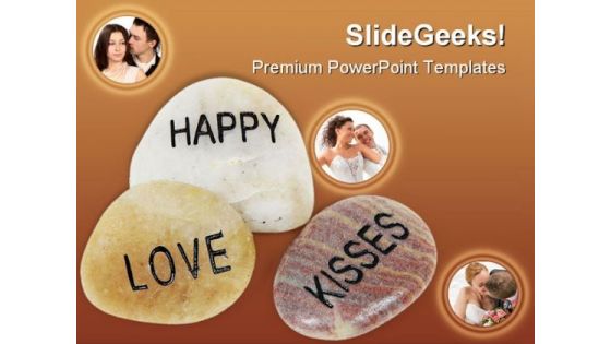 Love Engraved On Stone Youth PowerPoint Templates And PowerPoint Backgrounds 0711