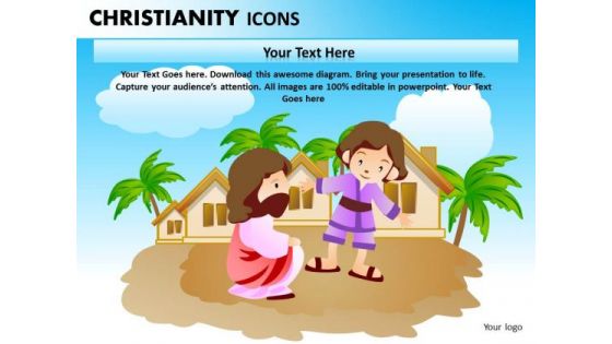 Love Jesus PowerPoint Ppt Templates