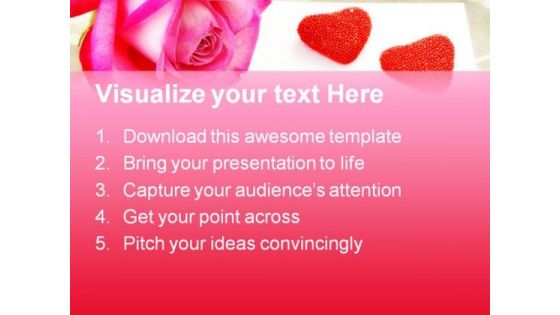 Love Letter Rose Wedding PowerPoint Themes And PowerPoint Slides 0411
