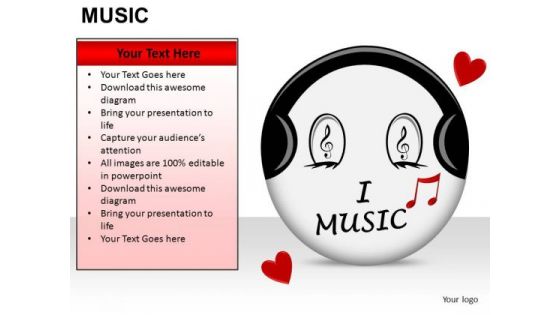 Love Music PowerPoint Slides And Ppt Diagram Templates