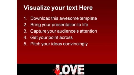 Love Symbol PowerPoint Templates And PowerPoint Backgrounds 0511