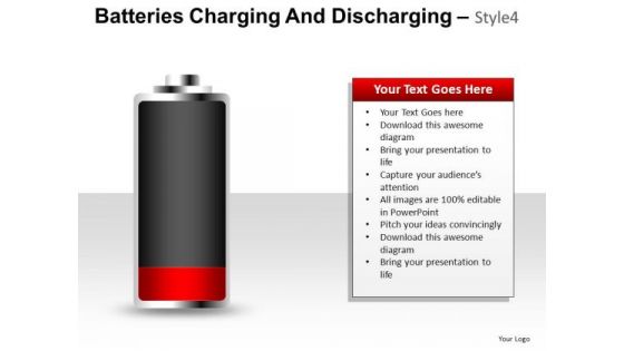 Low On Energy Battery PowerPoint Slides And Ppt Template Diagrams