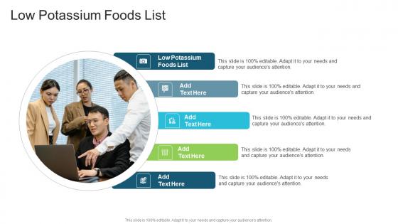 Low Potassium Foods List In Powerpoint And Google Slides Cpb