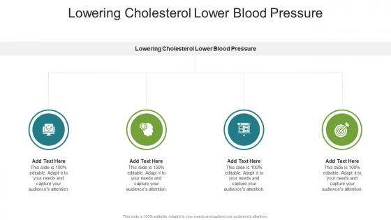 Lowering Cholesterol Lower Blood Pressure In Powerpoint And Google Slides Cpb