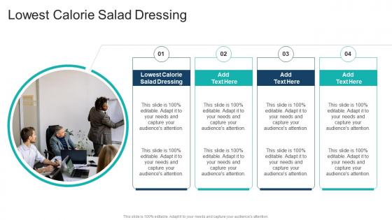 Lowest Calorie Salad Dressing In Powerpoint And Google Slides Cpb