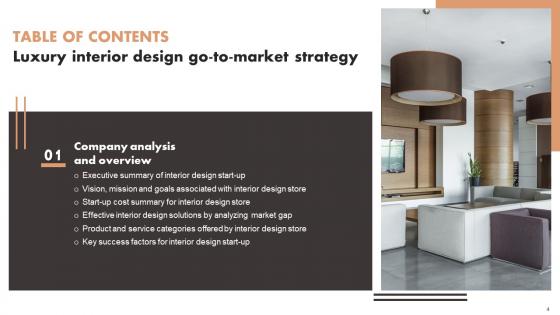 Luxury Interior Design Go To Market Strategy