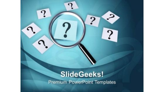 Magnify The Issue In Business PowerPoint Templates Ppt Backgrounds For Slides 0613