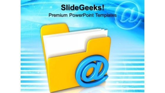 Mail Folder Internet PowerPoint Templates And PowerPoint Themes 0812