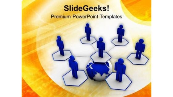 Maintain A Business Network PowerPoint Templates Ppt Backgrounds For Slides 0613