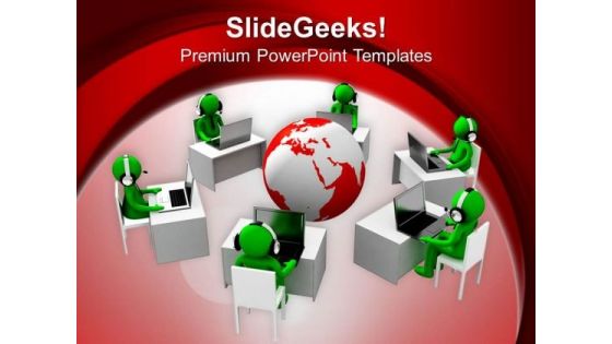 Maintain A Global Network For Business Growth PowerPoint Templates Ppt Backgrounds For Slides 0613