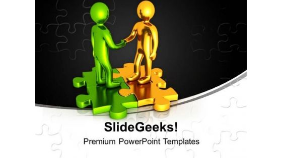 Maintain A Professional Relation PowerPoint Templates Ppt Backgrounds For Slides 0613