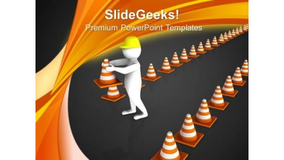 Maintain A Road Safety PowerPoint Templates Ppt Backgrounds For Slides 0613