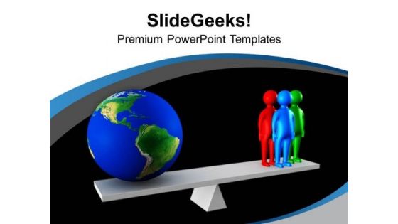 Maintain Balance With Global Needs PowerPoint Templates Ppt Backgrounds For Slides 0613