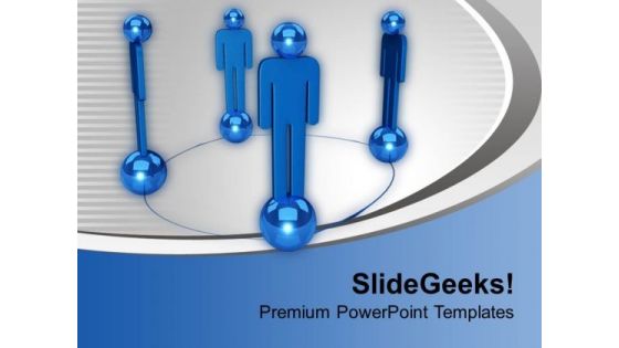 Maintaining Unique Position In Circle PowerPoint Templates Ppt Backgrounds For Slides 0713