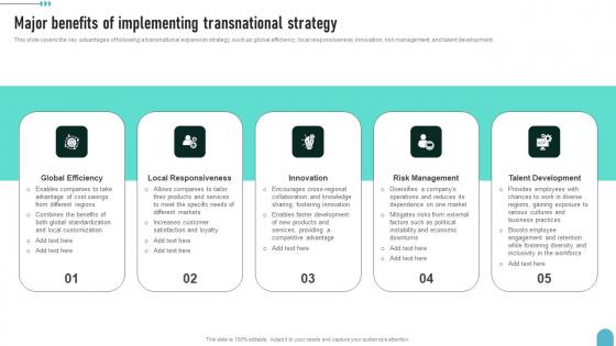 Major Benefits Of Implementing Enhancing Global Presence Guidelines Pdf