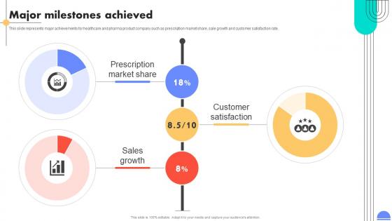 Major Milestones Achieved Medical Devices And Children Care Products Company Investment