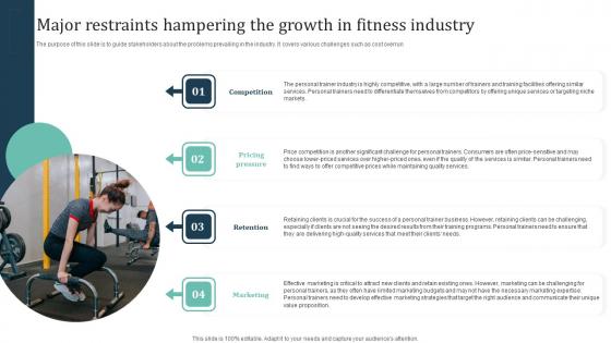 Major Restraints Hampering The Growth In Fitness Industry Group Training Business Clipart Pdf