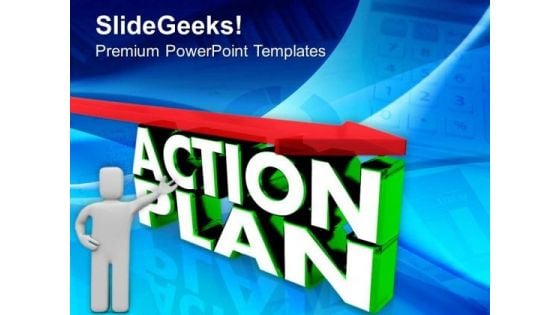 Make A Action Plan For Business PowerPoint Templates Ppt Backgrounds For Slides 0513