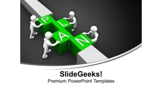 Make A Business Plan For Success PowerPoint Templates Ppt Backgrounds For Slides 0613