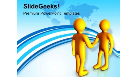 Make A Business Relation PowerPoint Templates Ppt Backgrounds For Slides 0613