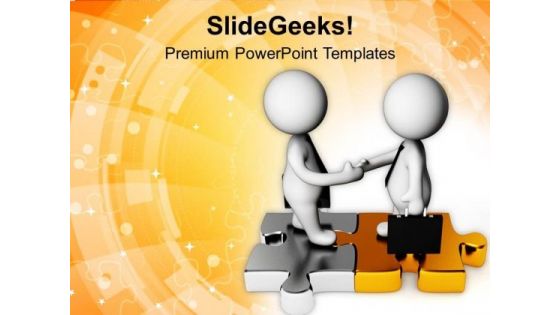 Make A Deal In Business PowerPoint Templates Ppt Backgrounds For Slides 0513