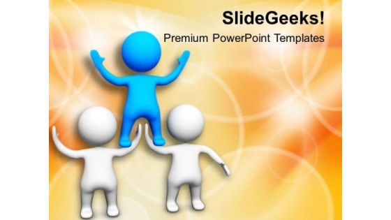 Make A Good Leader And Get Success PowerPoint Templates Ppt Backgrounds For Slides 0613